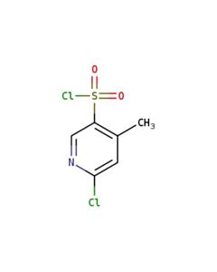 Astatech 6-CHLORO-4-METHYLPYRIDINE-3-SULFONYL CHLORIDE; 5G; Purity 95%; MDL-MFCD08436478